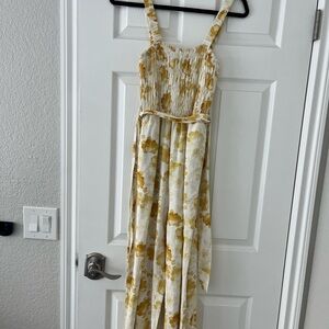 Rhythm Yellow Floral Jumpsuit